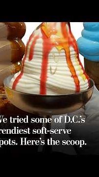 We tried some of D.C.’s trendiest soft-serve spots. Here’s the scoop.