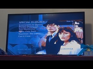 Superman The Movie DVD Menu #superman #superhero