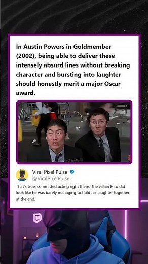 Austin Powers in Goldmember 2002 Delivering Lines Without Laughing Should Win an Oscar