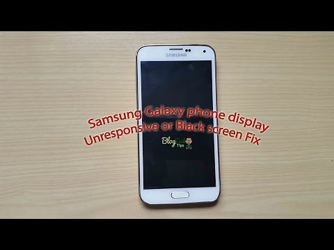 Samsung Galaxy S3,S4,S5 Phone display Unresponsive or Black screen Fix
