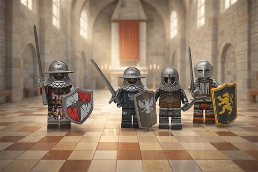 Pick Your Knight Custom Medieval Minifigures for Dnd and Castle Dioramas, Fantasy Warriors, Figure. - Etsy Ireland
