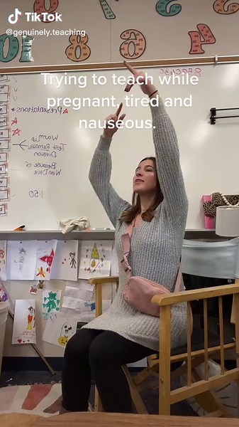 Pregnant Teacher's Daily Struggles: A Journey of Teaching While Expecting