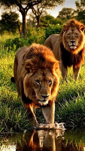 Lion Hunting Baby Hippo | Wild Attack Moments Caught on Camera in 4K