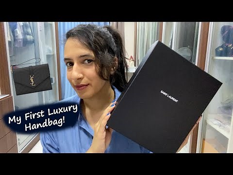 My First Luxury Bag from Saint Laurent || YSL Monogram Envelope Clutch