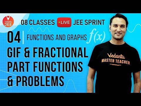 Functions & Graphs - Lecture 4 | Fractional Part Functions Class 11 Maths | IIT JEE Main Preparation