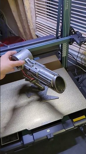 3D Printed!! Predator Shoulder Cannon Plasmacaster!!