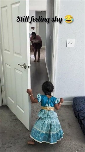 When Daddy Sees the New Dress... and Viha Gets Shy 😍❤️#dadanddaughter #dadprincess #18monthsold