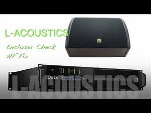 L-ACOUSTICS - Enclosure Check Fix