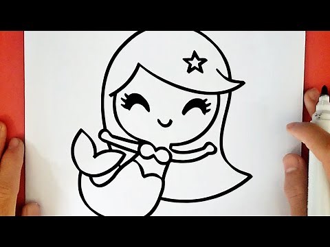 HOW TO DRAW A CUTE MERMAID