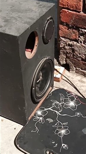 8inch toyotone woofer sound test with.3 inch tweeter#basstest #audiosetup #treandingshort #viral