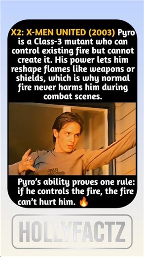 X2: X-MEN UNITED (2003) Pyro’s Fire Immunity Scene 🔥 #XMen #Marvel