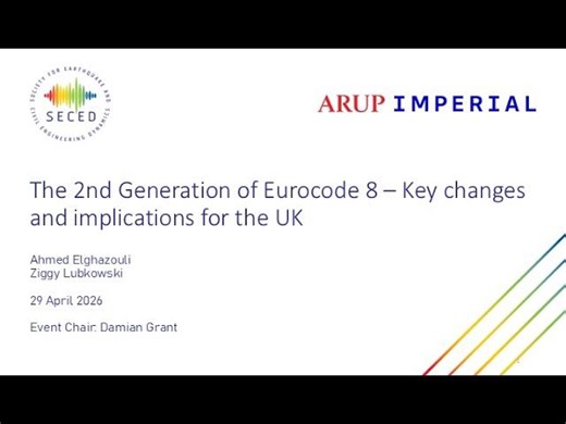 The 2nd Generation of Eurocode 8 – Key changes and implications for the UK | Jenny Pattison