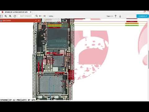 I phone 12 bluetooth wifi GPS schematic diagram solution