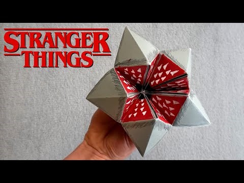 How To Make Demogorgon from Stranger Things - DIY Paper Craft Cootie Catcher Origami