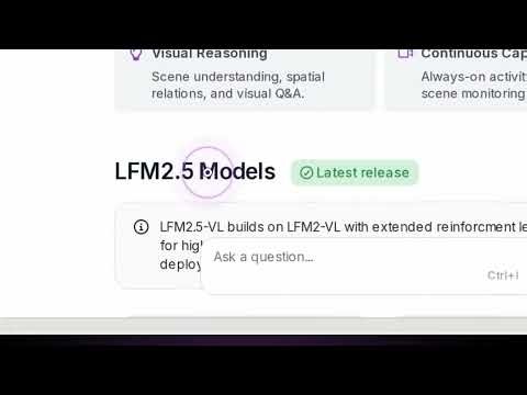 LFM2.5-VL-3B: Screen and UI Understanding in WebGPU