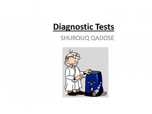 Diagnostic Tests - SlideServe