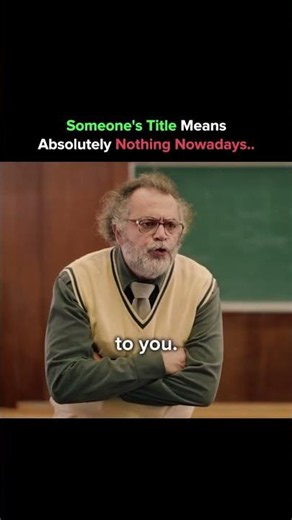 Never Let a Title Stop You From Questioning👇
