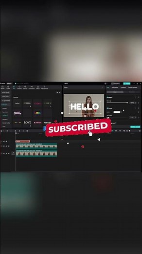 Transparent Brilliance: Creating an Outline Text Effect in CapCut PC Tutorial #capcut