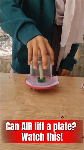 Can Air Lift a Plate? Shocking Suction Experiment with Candle 🔥 #ScienceMagic #IgnitePossibilities