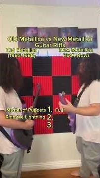 Old Metallica vs New Metallica Guitar Riffs 🎸🔥 #guitarvideo #guitarhouse #guitar #guitarcraft
