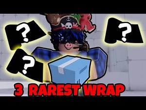 3 of the MOST RARE WRAPS in Roblox Rivals