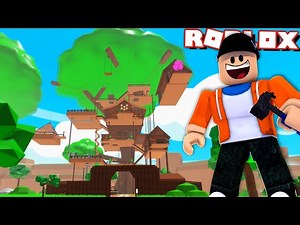 my treehouse has a pool and a gym... | Roblox