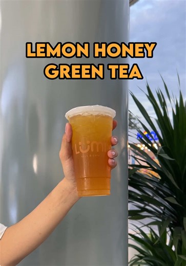 Lemon Honey Green Tea at Lumi Toys & Cafe