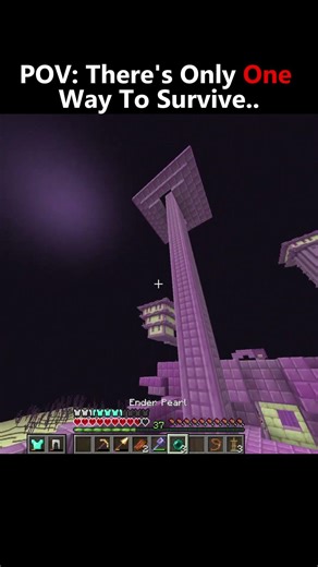 POV: There's Only One Way To Escape.. #minecraft