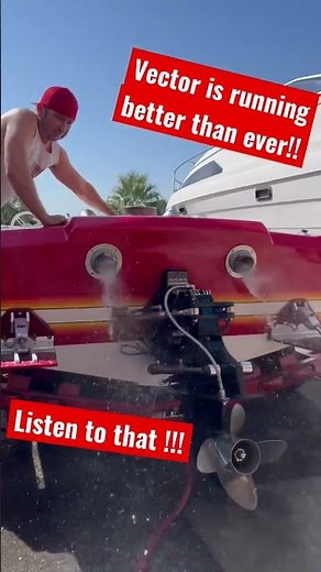 Hallett Vector Speed Boat LOUD and snotty-Big Block ready for the Lake