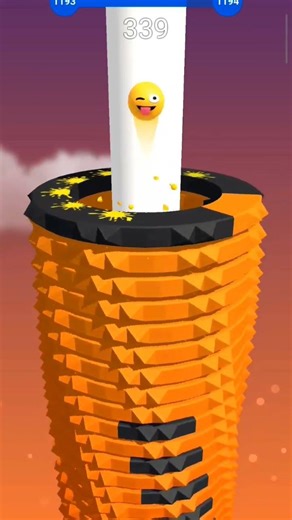 Stack Ball Fast Gameplay #stackviral #stackgame