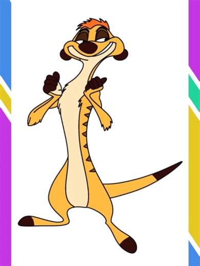 Cómo dibujar a Simon Simba de El Rey León