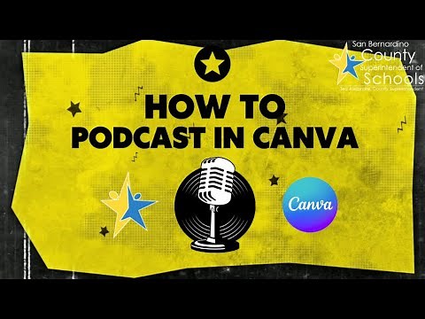 Project Based Learning - How To Create a Podcast in Canva