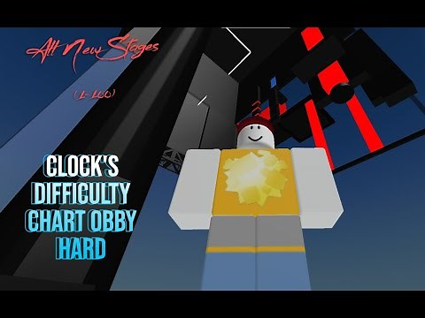 (BRAND NEW) Clock's Difficulty Chart Obby Hard All Stages 1-100!!!
