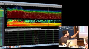 Trent Cutler of MetaGeek demonstrates Wi-Spy at WFD2