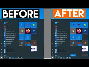 How to Remove Extra Blank Space from Windows 10 Start Menu Tiles | Windows 10