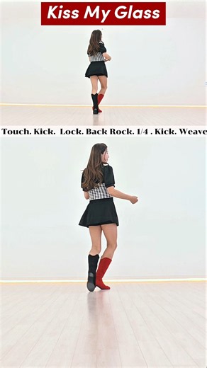 Learn Kiss My Glass line dance easily with music and counts