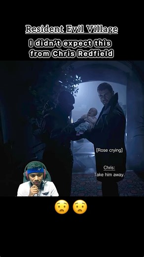 Chris Redfield kills Mia winters 😵 #residentevilvillage #residentevil #shorts #youtubeshorts