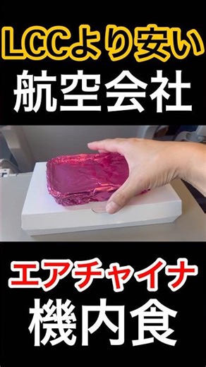 開けて驚きの機内食！中国国際航空の機内食は美味いのか？