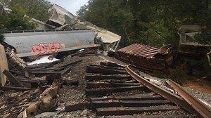 Residents evacuated after 'major' train derailment in Lilburn ignites fire involving hazardous materials