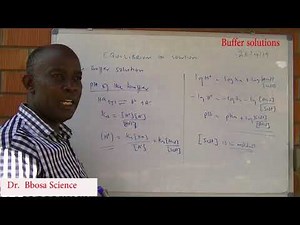 Buffers by Dr Bbosa Science