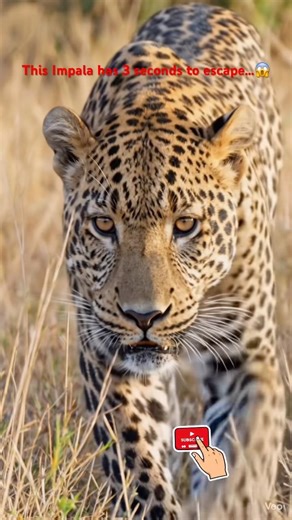 Leopard’s Insane Speed 😳🐆 | Impala Chase You Won’t Believe! #shorts #viral #shortsfeed