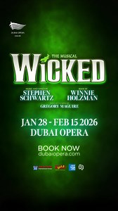  Step into a world of magic at Dubai Opera from 28 Jan to 15 Feb 2026! Follow Glinda and Elphaba in WICKED, the untold story of Oz. A must-see musical for families, friends, and fans of all ages.  Jan 28 - Feb 15 only. Book now for the ultimate feel-good night out! | Dubai Opera | Facebook