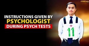 Instructions Given By Psychologist During Psych Tests At SSB