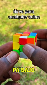 Solución fácil y rápida al cubo Rubik 😍 #rubikscube #viral #tutorial | Alan Cubos