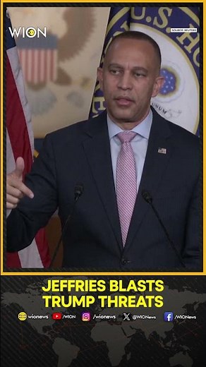 Hakeem Jeffries Demands Action Against Trump over Death Threats to Democrats | WION