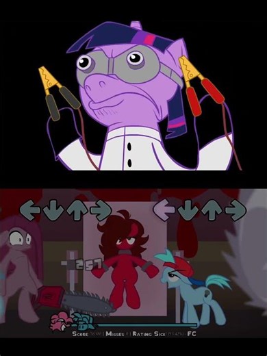 Cupcakes but Rainbow Dash RIP - Twilight Sparkle & Spike Animation - FNF Mod