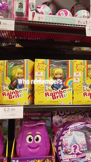 Rainbow brite found in HomeBargains 🎀🌈 Taking it back to the 80's 🌈 oh how I love you rainbow brite ❤️🌈 @Home Bargains #nostalgie #80s #rainbowbrite #80stoys #homebargains