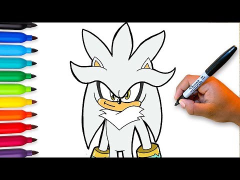How to Draw Silver the Hedgehog | Easy Step-by-Step Drawing Tutorial