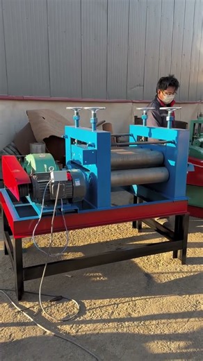 Electric steel plate leveling machine operation method#youtubeshorts