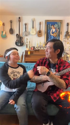 ShawTime Duo on Instagram: "That Dustin & Suzie moment from Stranger Things lives rent-free in our heads. We’ve never sung harmony together before… so naturally we tried it on “The NeverEnding Story.” ✨ We were both jumping with joy and high fiving each other when we pulled off the harmonization for the first time. We are leveling up! #shawtimeduo #strangerthings #theneverendingstory #duet #musicreels"